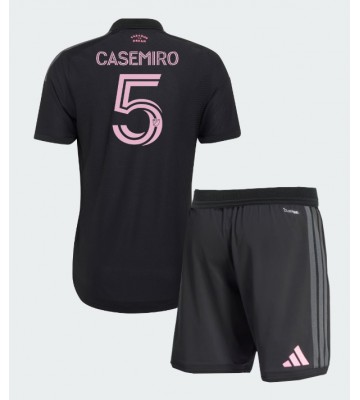 Inter Miami Casemiro #5 Udebanetrøje Børn 2026-27 Kortærmet (+ Korte bukser)